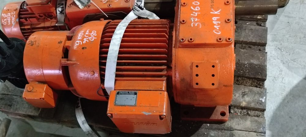 Motor electric trifazat cu reductor Bauer, 9kW, 39rpm, 380V