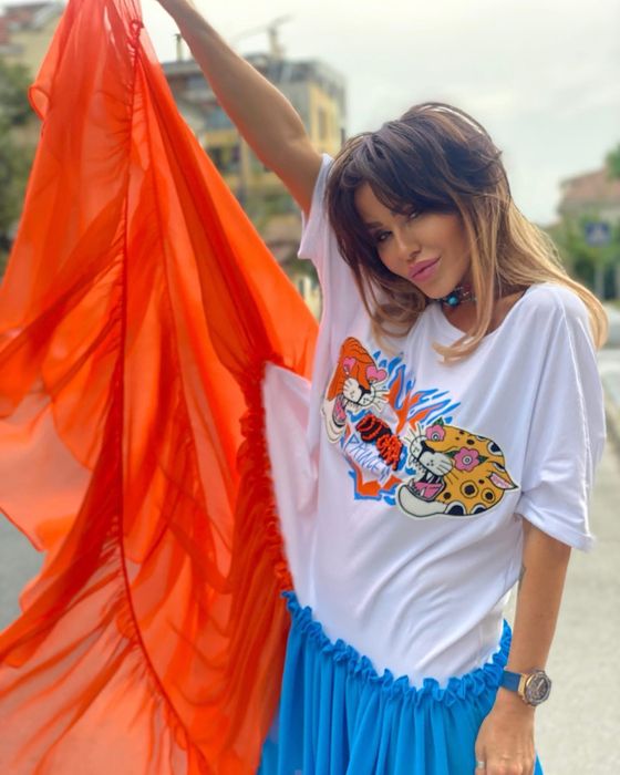 Дълга рокля Djofra