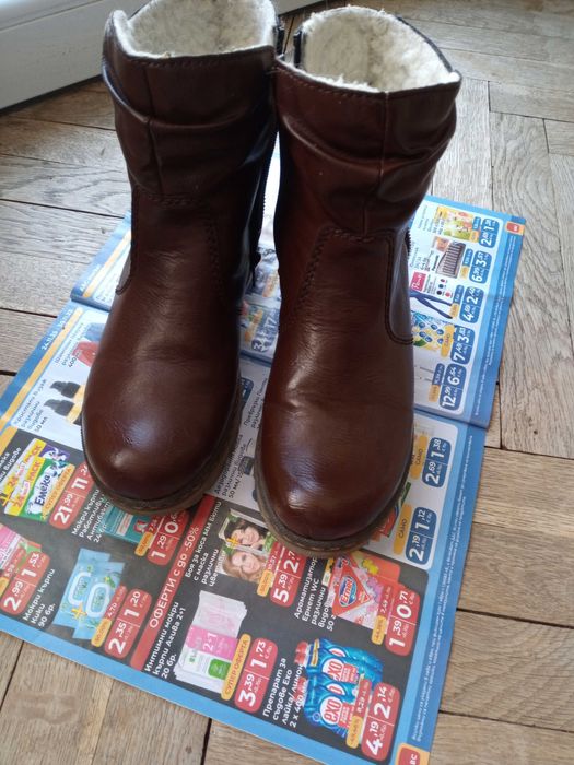 Кафяви боти марка RIEKER