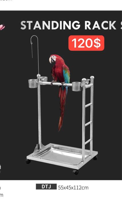 Стенд для попугаев