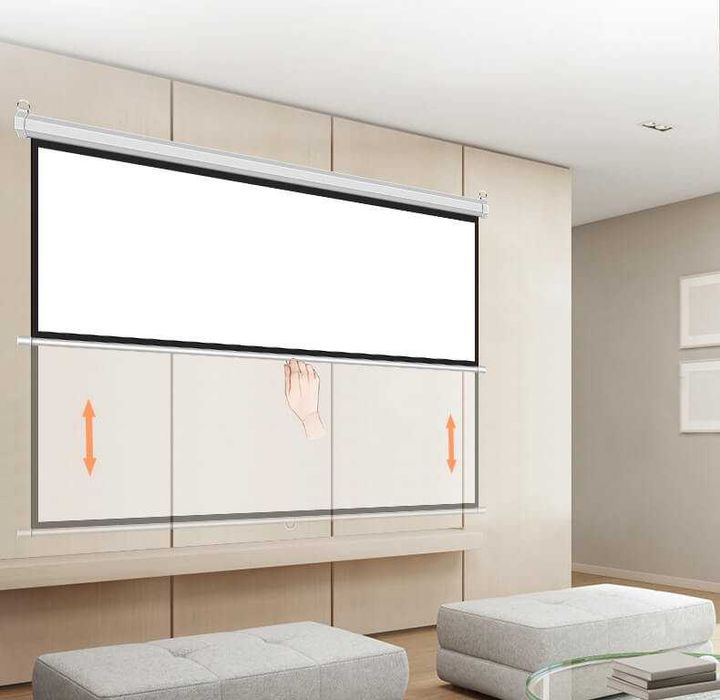 Ecran Proiectie BlackMount 200 X 113 cm-OBIECT IMPECABIL-FRESH Galati