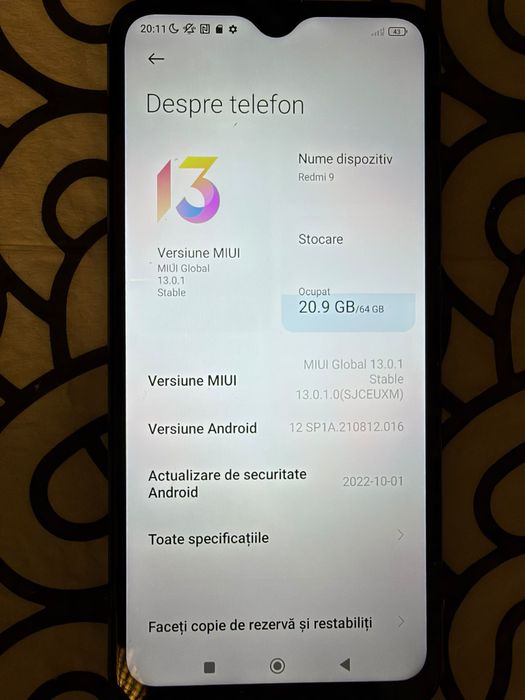 Xiaomi redmi note 9