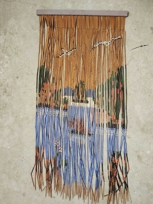 Винтидж бамбуково перде