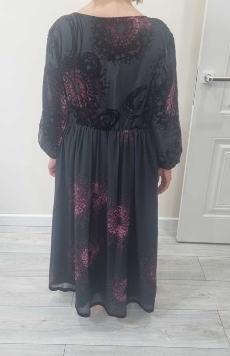 Платье шифон-велюр турция