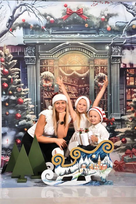Коледна фотосесия за семейства и деца и възмижност за фотокнига