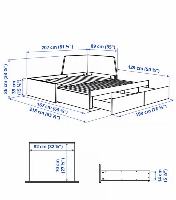 Pat extensibil IKEA FLEKKE
