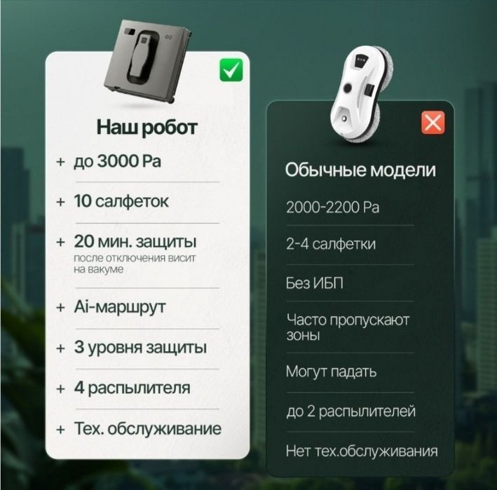 Робот мойщик окон Аренда