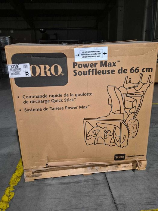 Freza de zăpadă Toro Power Max 826 – 252cc, pornire electrică