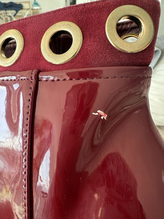 Елегантни Чисто нови дамски боти, цвят бордо #39