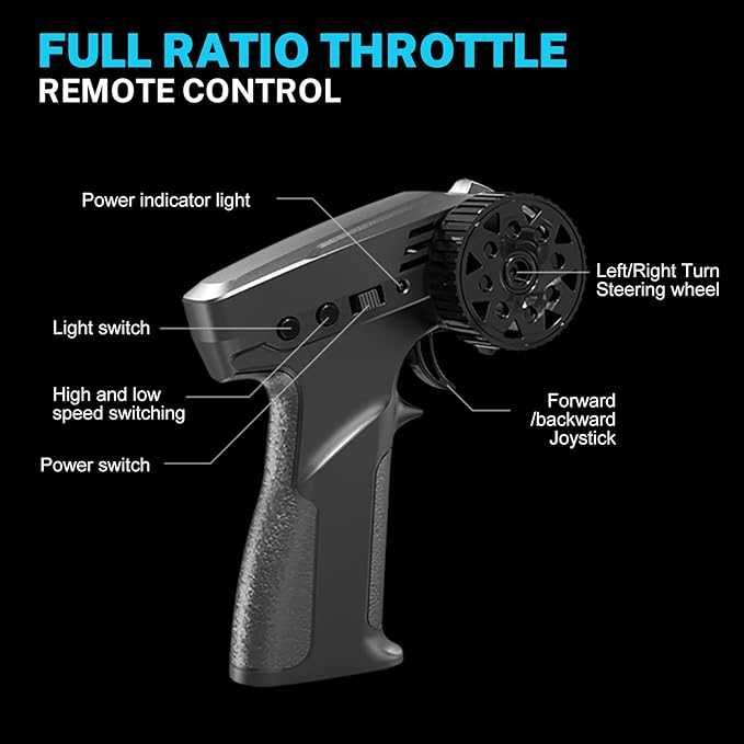 ACAMMZAR Дрифт количка с дистанционно управление, 1:24 20KM/H 4WD