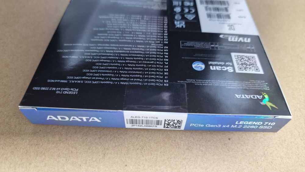 ADATA Legend 710 SSD 1TB PCIe, nou, sigilat