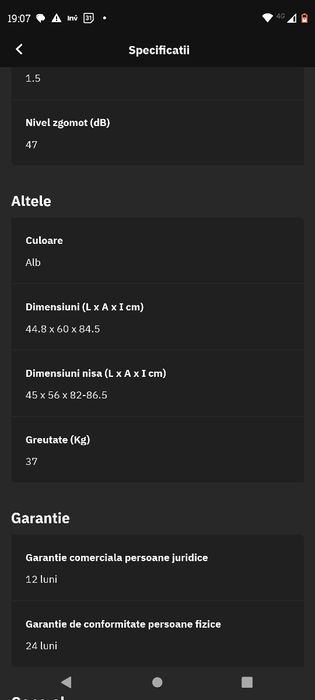 Vand masina se spalat vase Gorenje independenta 45 cm