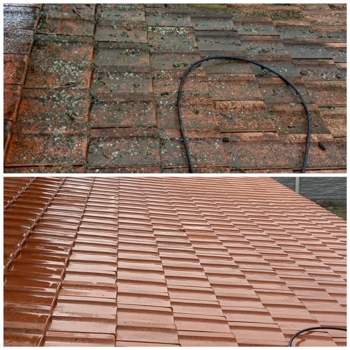 Spalare, Sablare, Curatare acoperis tigla pavaj