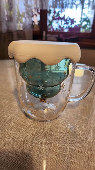 Коледна чаша за чай