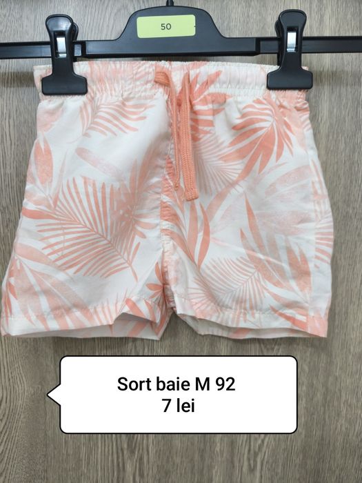 Pantaloni 6 buc  băieți scurți vară M 86 -92