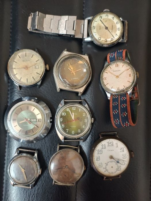 9бр Мъжки Механични Часовници