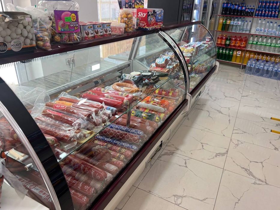 tayyor biznes sotiladi , magazin polkalari , xaladelnik va vitrina