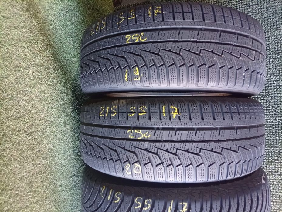 215 55 17 Hankook și Goodyear m+s