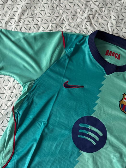 Tricou Barcelona third kit verde 2026-2027 la liga champions league