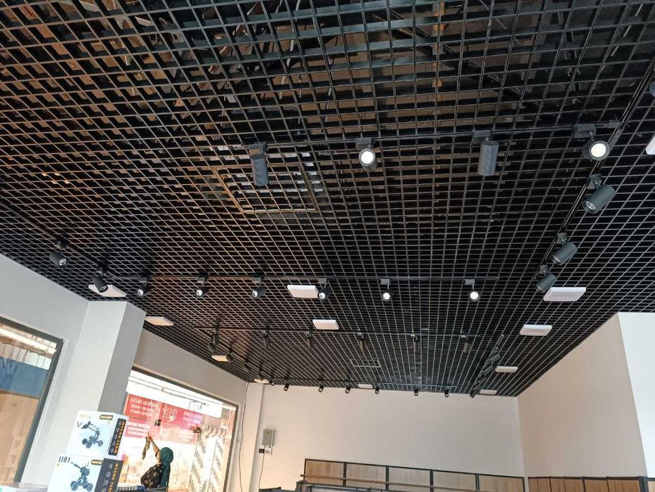 Грильято потолок | Грилято | сеточный потолок | клеточный | Grilyato |