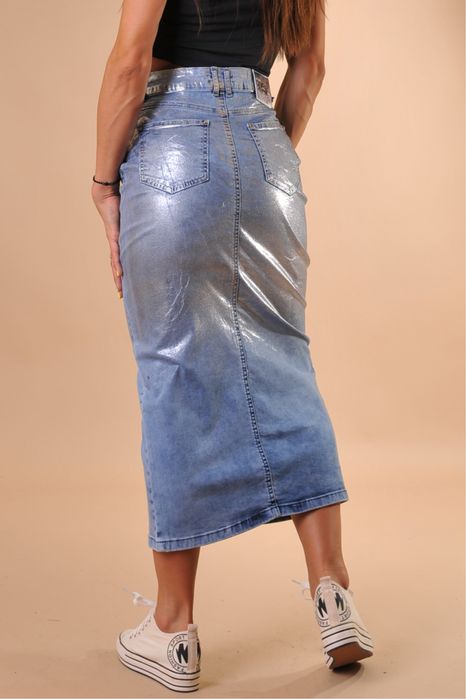 Дънкиви дълги поли