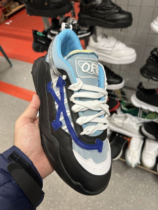 Adidasi Off White ODSY 1000 albastru negru barbati sneakers luxury