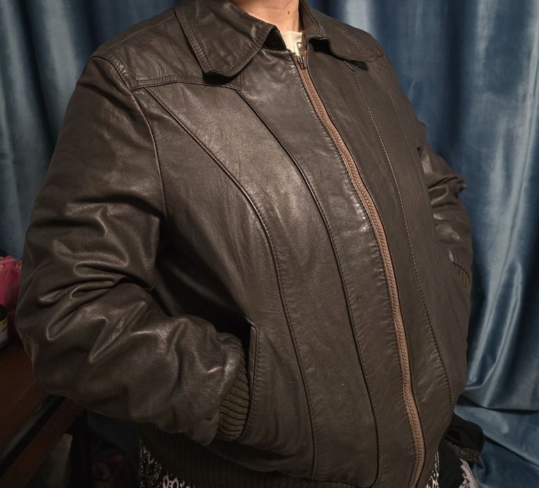 Кожаная куртка из бельгии