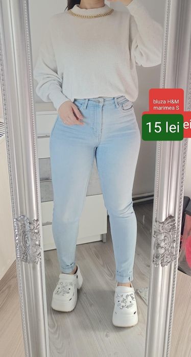 Top alb bluza alba etc