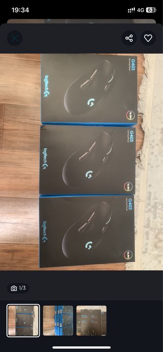 Logitech G403 игровая мышка 20 штук есть