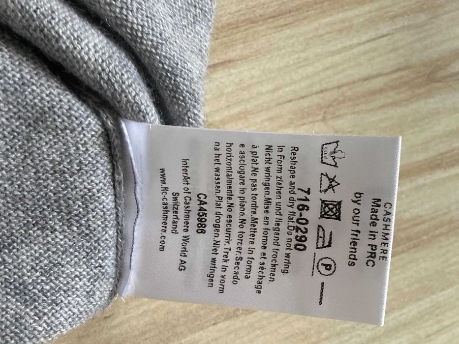 FTC Cashmere женски кашмирен пуловер кашмир лиосел полиестер S