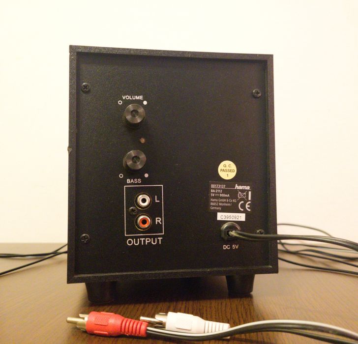 Sistem Boxe PC 2.1 Hama BA-2112 cu Subwoofer