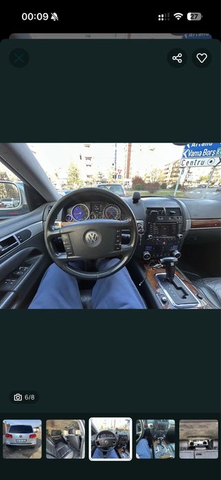 Touareg 2.5 tdi, cutie automata,suspensie pe aer stare f buna