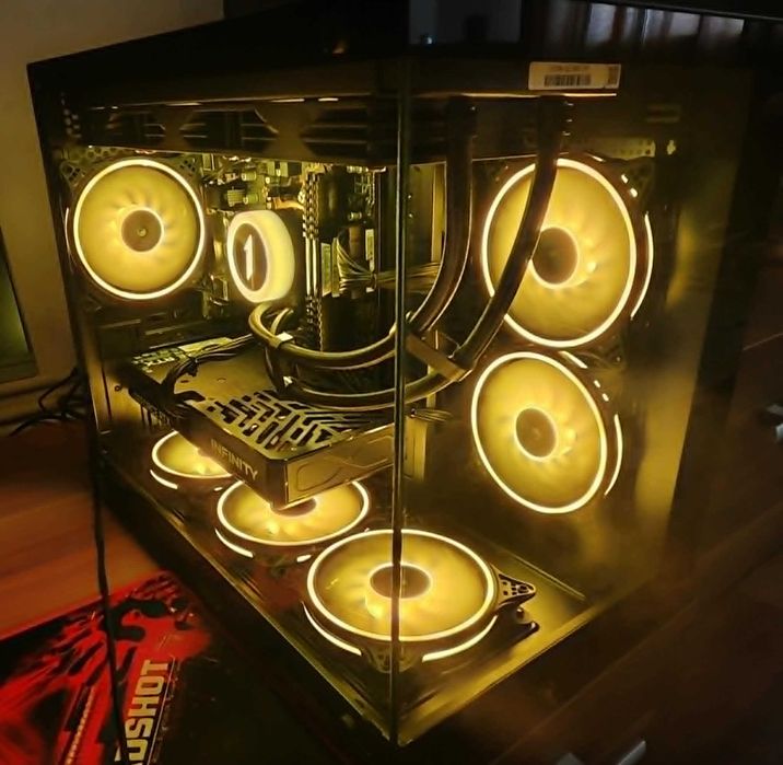 NOU-UNITATE PC Sistem GAMING,AMD Ryzen 7 5700x,32 gb DDR4,RTX 5060,m.2 1TB
