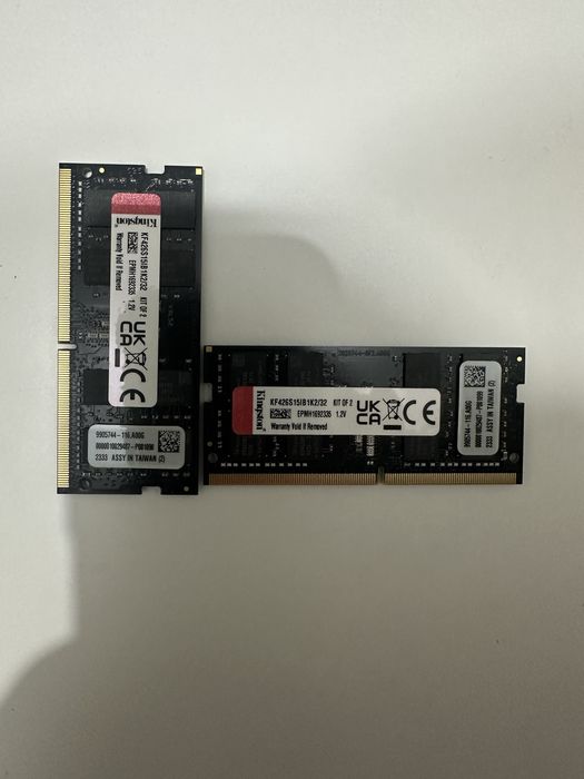 RAM за лаптоп Kingston FURY Impact, 32GB DDR4, 2666MHz CL15, Dual Kit