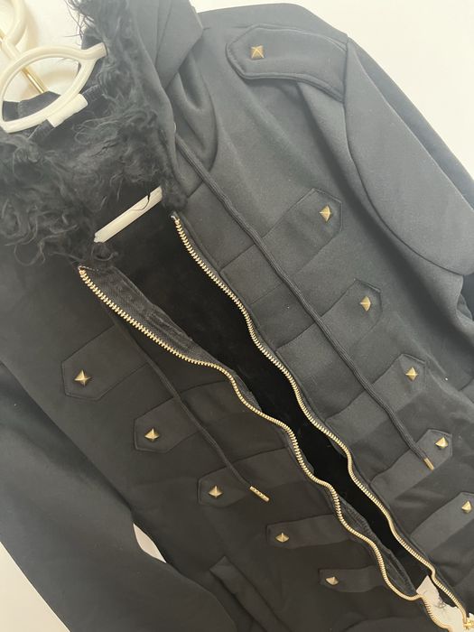 Fur zip hoodie from the cold