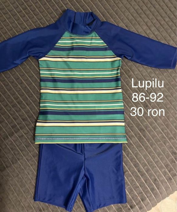 Costum baie, papuci, articole vara baietel