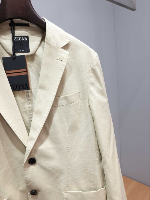 Sacou Zegna , calitate premium , pe comanda , nou , XL