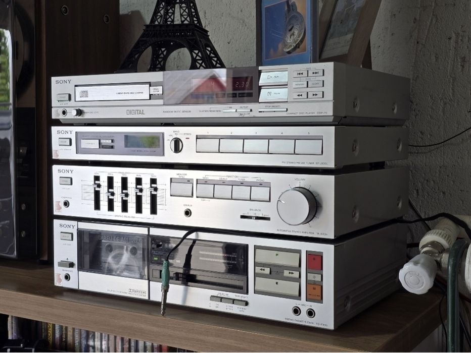 Linie audio SONY, deck tc-fx35, amplificator ,tuner, ,cd player