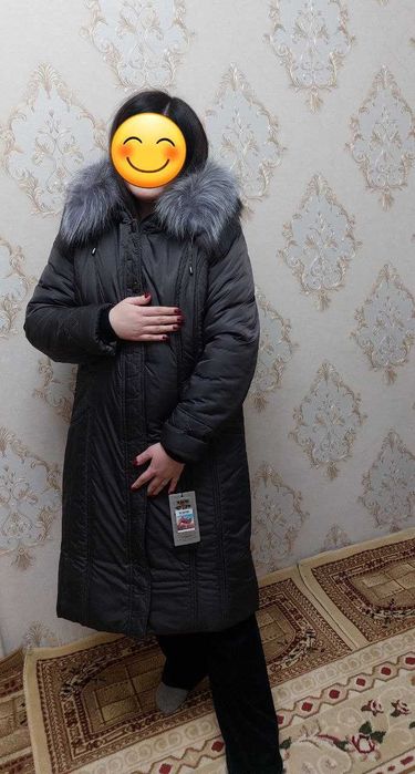 Продается новая куртка. Верблюжий шерсть. Мех на воротнике чернабурка.