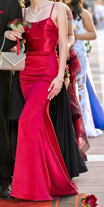 Официална рокля в мервен цвят