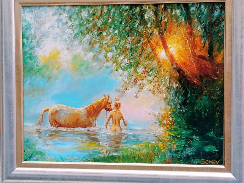 Маслена картина на художник Димитър Генев