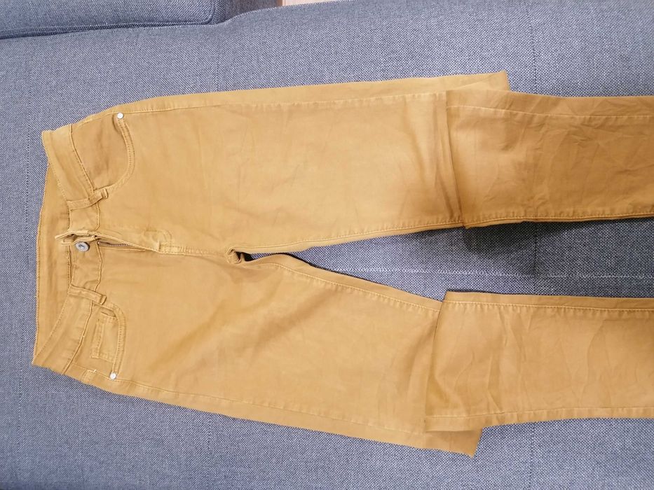 Цветни дамски дънки S размер