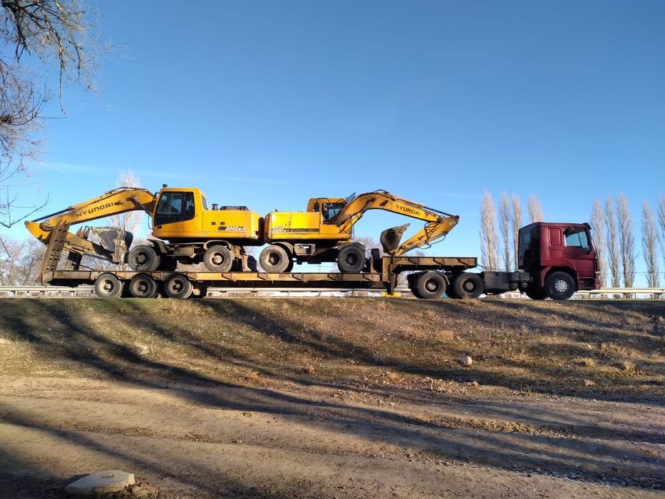 Трал. Негабарит. Площадка. Длиномер. Тралы. Платформа. Тент