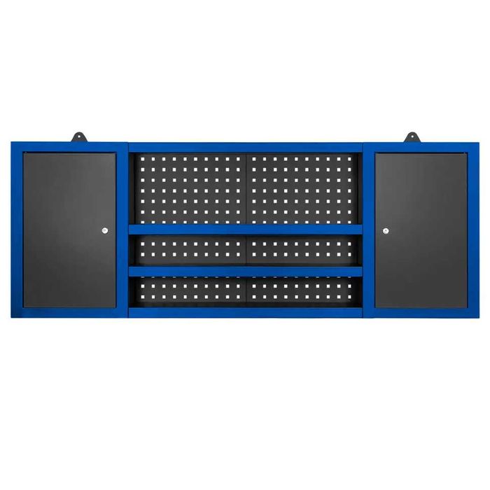 Комплект 6 части–работна маса, шкафове и сервизни колички метални Hawe