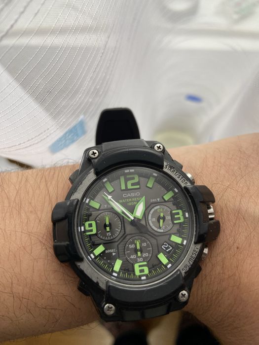 Ceas  Casio MCW-100H  chrono si Blumar TTT998P world time chronograph