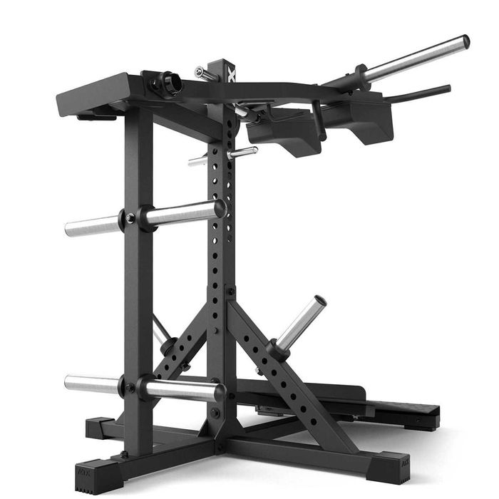 Раменна Преса Lever Arm / Комбиниран Фитнес Уред за Клек / Трапец / Viking Press