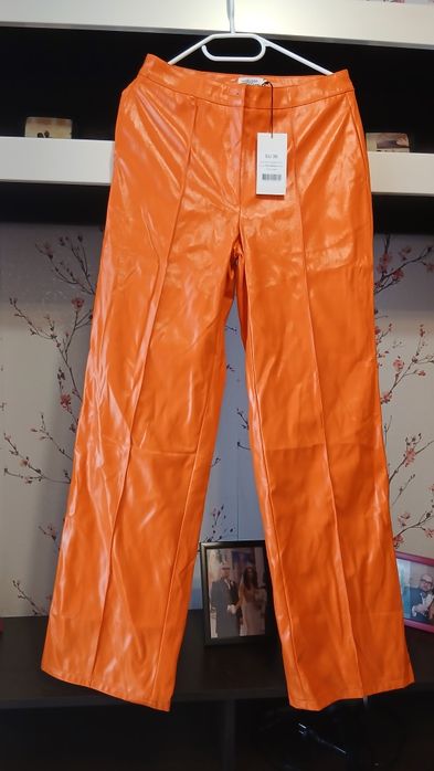 Pantaloni damă din piele ecologică