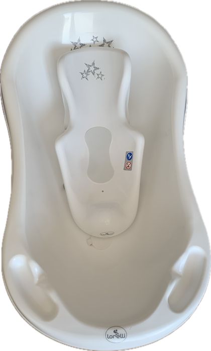 Вана с оттичане за къпане със стойка и поставка Lorelli