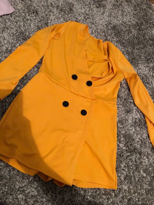 Salopeta tip rochița, blugi scurți