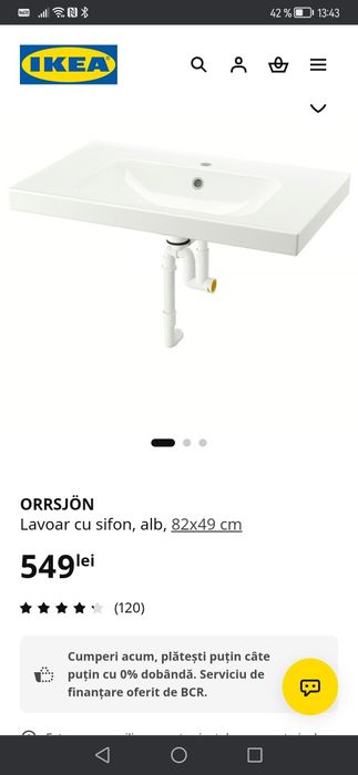 Lavoar baie 820x490 ikea